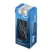 Универсальные саморезы, оцинкованные, 140x6,0 мм, 50 шт., коробка с окном Zitar 102216