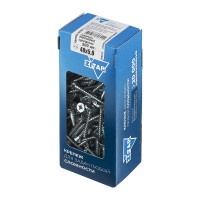 Универсальные саморезы, оцинкованные, 40x5,0 мм, 200 шт., коробка с окном Zitar 102199