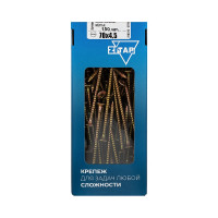 Универсальные саморезы, желтые, 70x4,5 мм, 150 шт., коробка с окном Zitar 113142