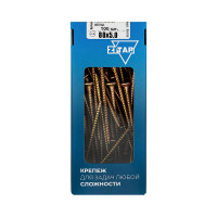 Универсальные саморезы, желтые, 80x5,0 мм, 100 шт., коробка с окном Zitar 102266