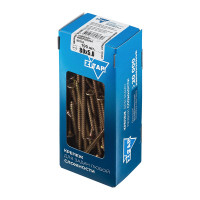 Универсальные саморезы, желтые, 80x5,0 мм, 100 шт., коробка с окном Zitar 102266