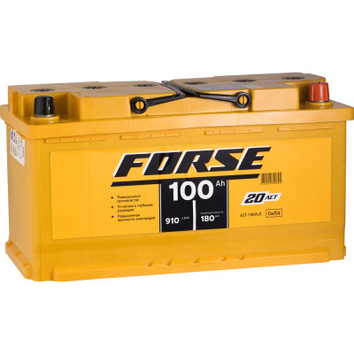 Аккумуляторная батарея FORSE 6ст-100 VLR 0 910A 600120050