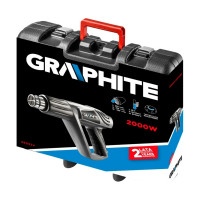 Термофен GRAPHITE 2000 Вт, темпер. I: 25ºC, II: 80-600ºC, III: 80-600ºC, кейс 59G524