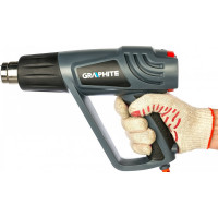 Термофен GRAPHITE 2000 Вт, темпер. I: 25ºC, II: 80-600ºC, III: 80-600ºC, кейс 59G524