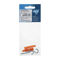 Шуруп-полукольцо 4x30 мм с универсальным дюбелем 6,0x36 мм, 2 шт в пакете Zitar 114328