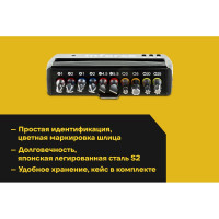 Набор бит с держателем 11 предметов Inforce 11-01-285