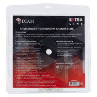 Диск алмазный отрезной сплошной Diam 230x1,6x7.5x25,4 Гранит-Элит, серия Экстра (Гранит, Керамогранит) 000201