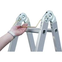 Универсальная шарнирная лестница Krause STABILO 4х4 123527
