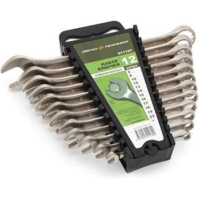 Набор ключей Дело Техники комбинированный 12 штук, холдер 511121