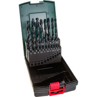 Набор сверл HSS-R по металлу 19 шт. (1-10 мм) Metabo 627164000