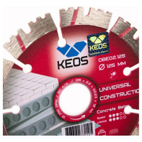 Диск алмазный сегментный (125х22.2 мм) KEOS DBE02.125
