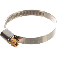 Обжимной хомут FIT IT нержавеющая сталь, 40-60 мм 64285