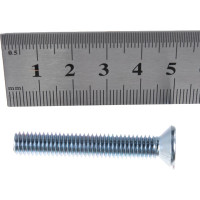 Винт Tech-Krep/Zitar DIN965 с потайной головкой, оцинкованный M8х50 6 шт - пакет 112244