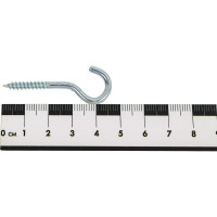 Шуруп-полукольцо 4x30 мм с универсальным дюбелем 6,0x36 мм, 2 шт в пакете Zitar 114328