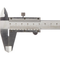 Металлический нержавеющий штангенциркуль в пластиковом кейсе 150 мм/0.02 мм FIT IT 19844