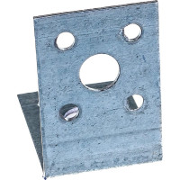 Уголок крепежный оцинкованный 50x50x35x2,0 мм, накл. Zitar 124404