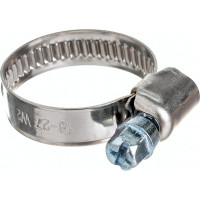 Обжимной хомут из нержавеющей стали 16x27 мм, 2 шт, ярлык Zitar 104044