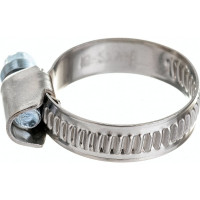 Обжимной хомут из нержавеющей стали 16x27 мм, 2 шт, ярлык Zitar 104044