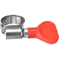 Хомут обжимной из нержавеющей стали с бабочкой, 10-16 мм, 1 шт на ярлыке Zitar 112843