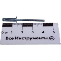 Заклепка вытяжная открытая сталь/сталь St/St (50 шт; 4x10 мм; Борт: Стандарт) MESSER 114014010-50