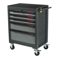 Тележка инструментальная JTC 5 секций, серая, на колесах, S1065 435003
