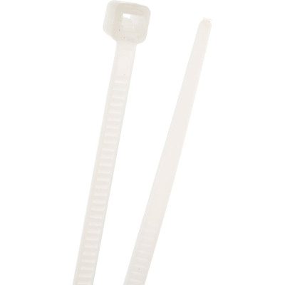Хомуты пластиковые стяжки KROFT 250 мм 100 шт Белые 203051