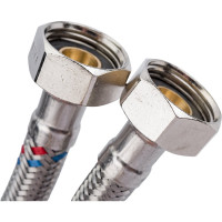 Гибкая подводка для воды, (оплетка нерж.сталь)1/2", вр/вр, 60см ELKA EL.LK.101.33.0060