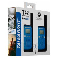 Комплект из двух радиостанций Motorola Talkabout T42 BLUE B4P00811LDKMAW