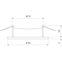 Встраиваемый светильник Elektrostandard 1061/1 MR16 WH белый a036415