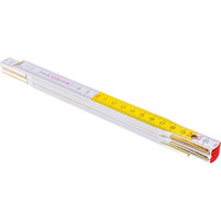 Метр, складной деревянный 1 м, бело-желтый NEO Tools 74-010