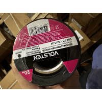 Изолента Volsten V02-7B-13х15-20 0,13х15 мм, черная, 20 метров 9796