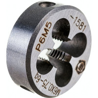 Плашка ООО "ТМТ ГРУПП" М6х0.75 Р6М5 6g 141218