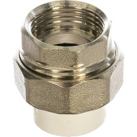 Комбинированная разъемная муфта (американка) PRO AQUA PP-R ВР белая d-20 мм 3/4" PA20010b