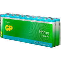 Алкалиновые пальчиковые батарейки GP  АА Prime Alkaline, набор 20 шт. 19731