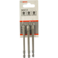 Набор бит PH1/2/3 89 мм XH SET Bosch 2607001757