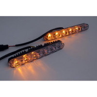 Ходовые огни Вымпел DRL-HP-X6, мет. корп. 6 диод. бегущая строка 5177