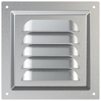 Решетка вентиляционная стальная оцинкованная 125х125 мм ERA 1212МЦ 86-856