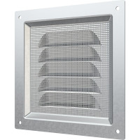 Решетка вентиляционная стальная оцинкованная 125х125 мм ERA 1212МЦ 86-856