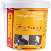 Противопожарный терморасширяющийся акриловый герметик ОГНЕЗА ГТ, 3 кг 105039