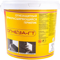 Противопожарный терморасширяющийся акриловый герметик ОГНЕЗА ГТ, 3 кг 105039