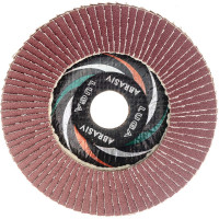 Круг лепестковый торцевой плоский КЛТ1 (125х22 мм; А100; 14А 16/Р100) Луга 4603347337950