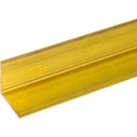 Уголок ALBERTS латунный 25x25x1,5х1000мм, 471460