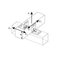 Перфорированный уголок ALBERTS усиленный,  оцинкованный 70х70х55х2,5мм, 336462