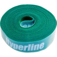 Лента (липучка) в рулоне Hyperline WASNR-5x25-GN ширина 25 мм, длина 5 м, зеленая 401695