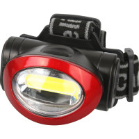 Налобный фонарь Camelion LED5382, черный, COB, 4 режима, 3XLR03 в комплекте, пластик, блистер 13366
