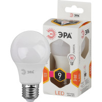 Светодиодная лампа ЭРА LED A60-9W-827-E27 диод, груша, тепл Б0032246