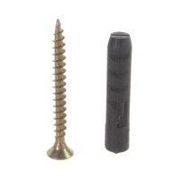 Набор крепления плинтусов VIPкрепеж 11110 дюбель с усами 85 штук 33002 VIPS