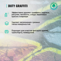Антиграффити PROSEPT Duty Graffiti 0,4 л, средство для удаления граффити, маркера, краски, аэрозоль 153-04