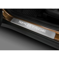 Накладки на пороги Rival для Kia Sportage 2016-н.в, нерж. сталь, 4 шт. NP.2806.3