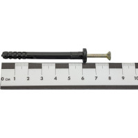 Дюбель-гвоздь с грибовидным бортиком Качественный КРЕПЕЖ 40 штук 0300633 КЧ